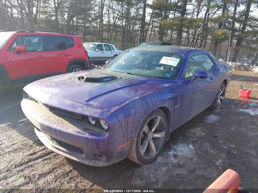 2016 Dodge Challenger R/T Plus Shaker VIN: 2C3CDZBT6GH158382 Lot: 43639943