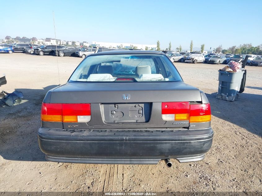 1992 Honda Accord Dx/Lx VIN: JHMCB764XNC046496 Lot: 43639953