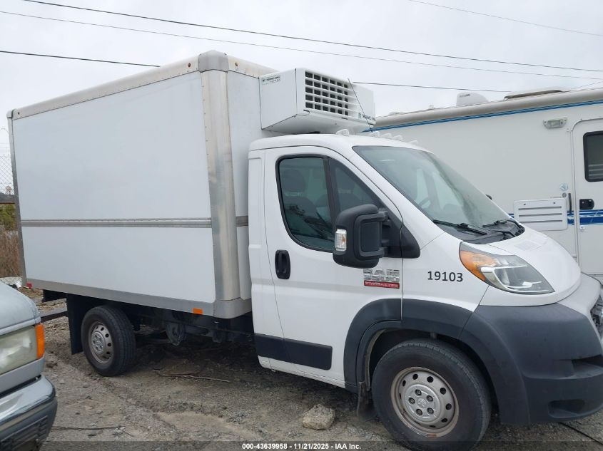 2019 Ram Promaster 3500 Cab Low Roof VIN: 3C7WRVEG1KE545835 Lot: 43639958