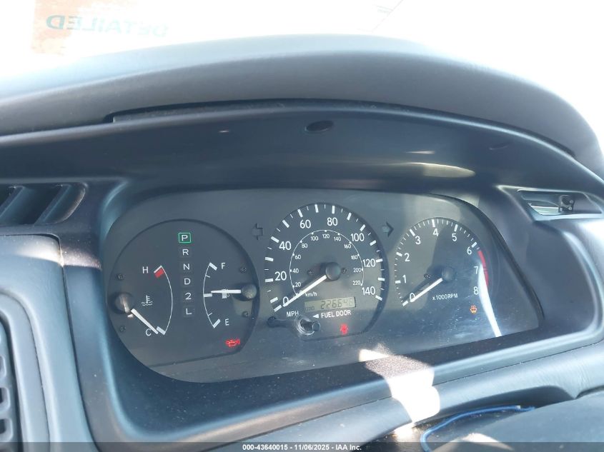 2001 Toyota Camry Le VIN: 4T1BG22K11U834797 Lot: 43640015