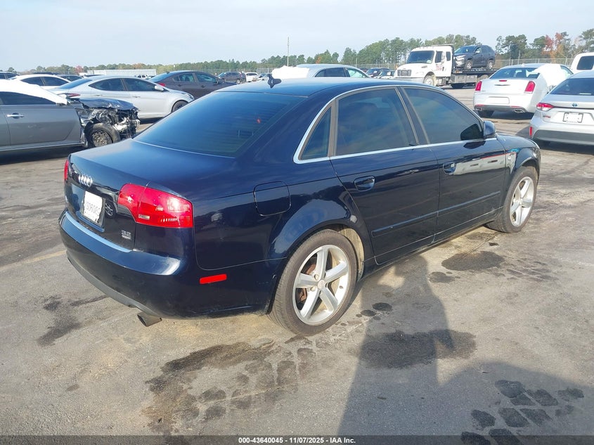 WAUDH78E37A112926 2007 AUDI A4 photo no. 4