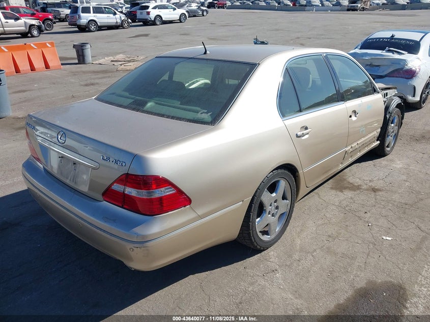 JTHBN36F355022624 2005 LEXUS LS photo no. 4