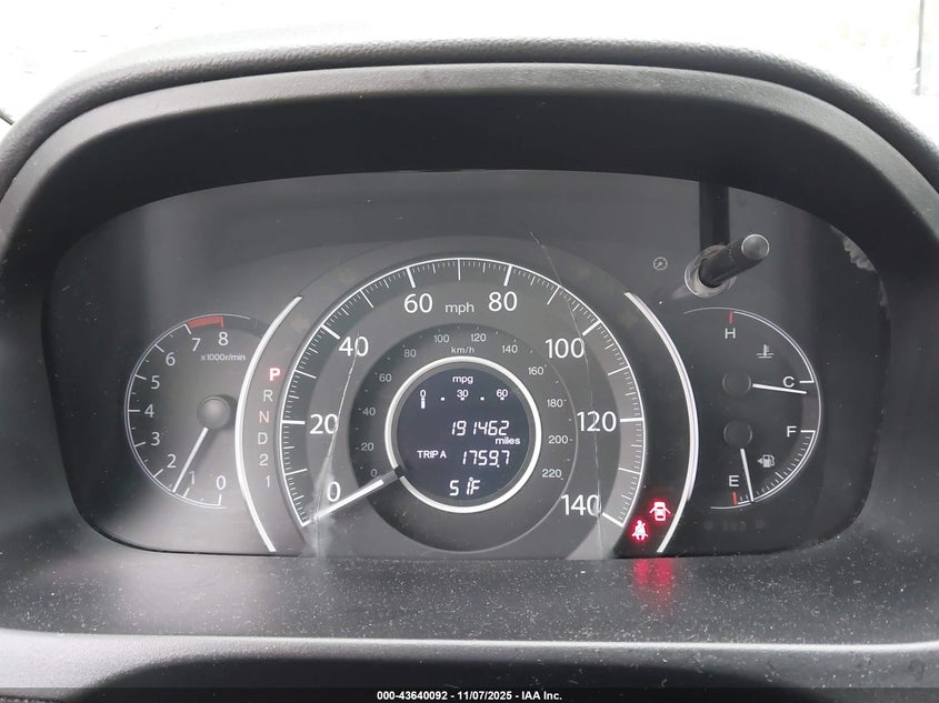 2013 HONDA CR-V EX - 5J6RM4H58DL042806