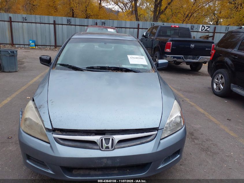 2007 Honda Accord 3.0 Ex VIN: 1HGCM66597A007140 Lot: 43640108