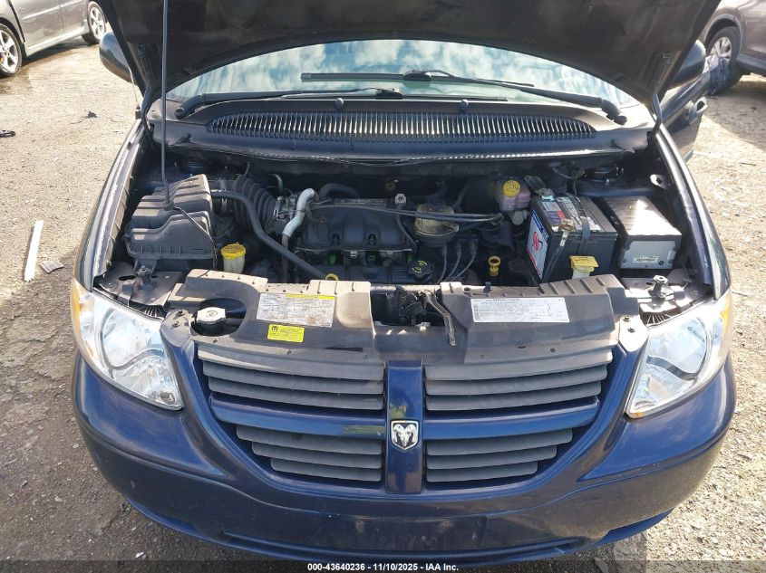 2005 Dodge Grand Caravan Se VIN: 1D8GP24R15B111166 Lot: 43640236