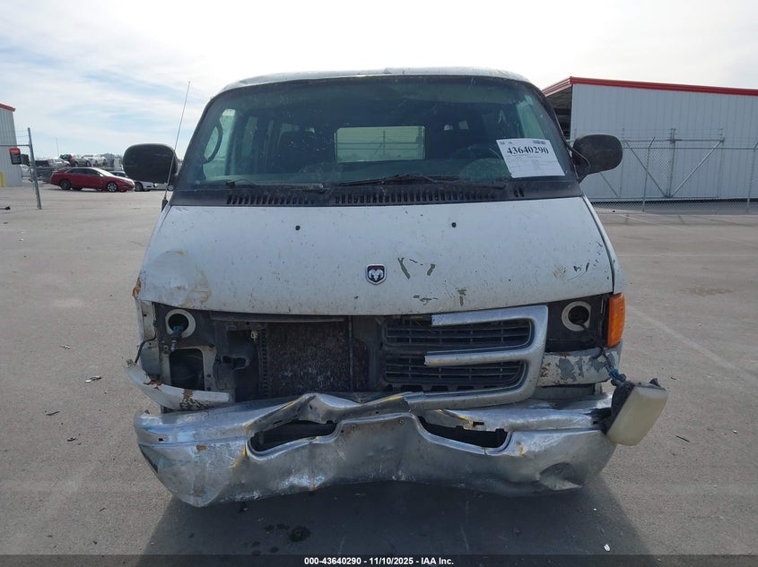 2001 Dodge Ram Wagon 3500 VIN: 2B5WB35Z01K519927 Lot: 43640290