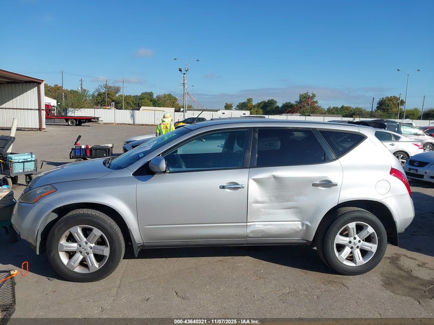 2006 Nissan Murano S VIN: JN8AZ08T56W414247 Lot: 43640321