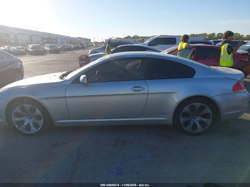 2006 BMW 650I VIN: WBAEH13476CR50573 Lot: 43640374