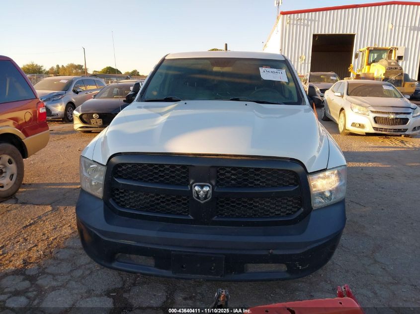 2022 Ram 1500 Classic Tradesman 4X4 5'7 Box VIN: 1C6RR7KTXNS156272 Lot: 43640411