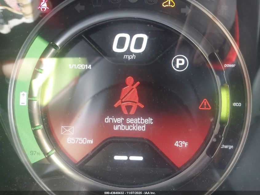 2015 Fiat 500E Battery Electric VIN: 3C3CFFGE6FT756576 Lot: 43640432