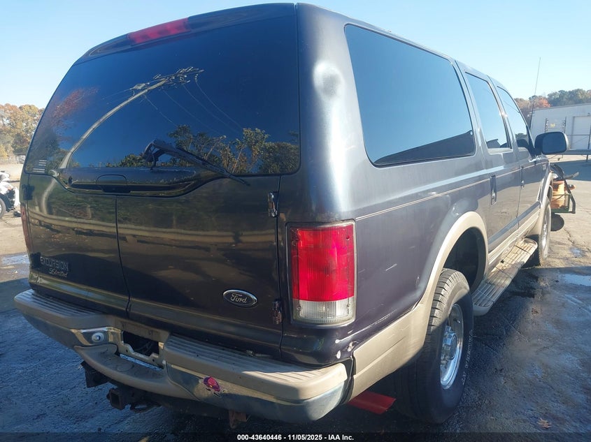 1FMNU43S5YEC33347 2000 FORD EXCURSION photo no. 4