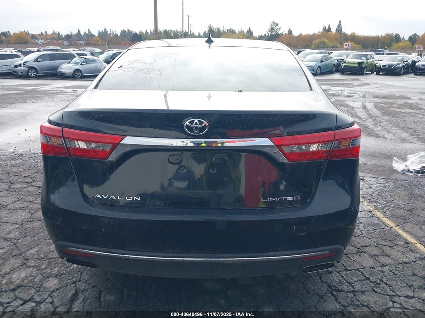 2018 TOYOTA AVALON LIMITED - 4T1BK1EB0JU286683