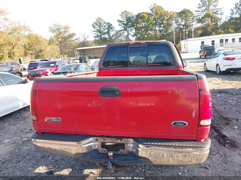 1999 Ford F-150 Lariat/Xl/Xlt VIN: 1FTRX17L9XNA40499 Lot: 43640504