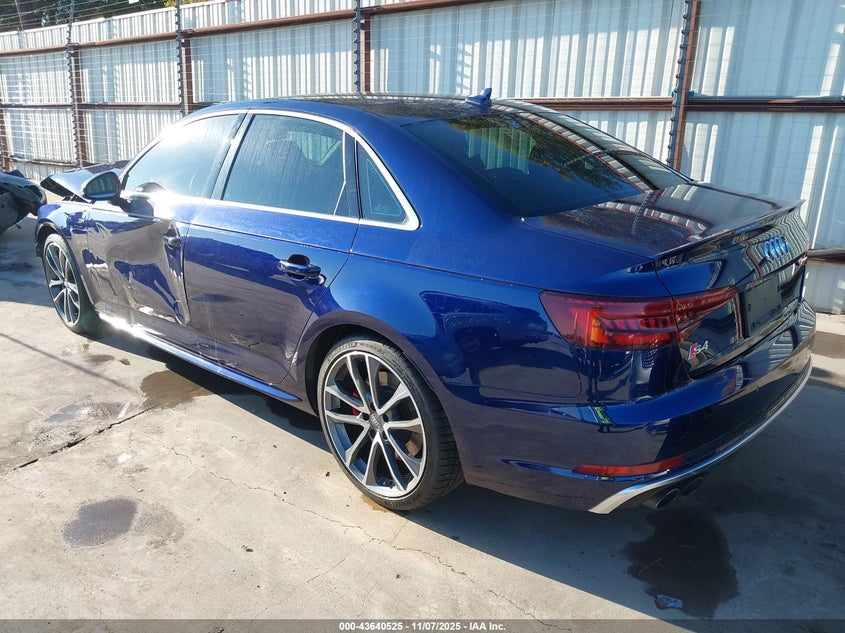 2018 Audi S4 3.0T Premium Plus VIN: WAUB4AF43JA096793 Lot: 43640525