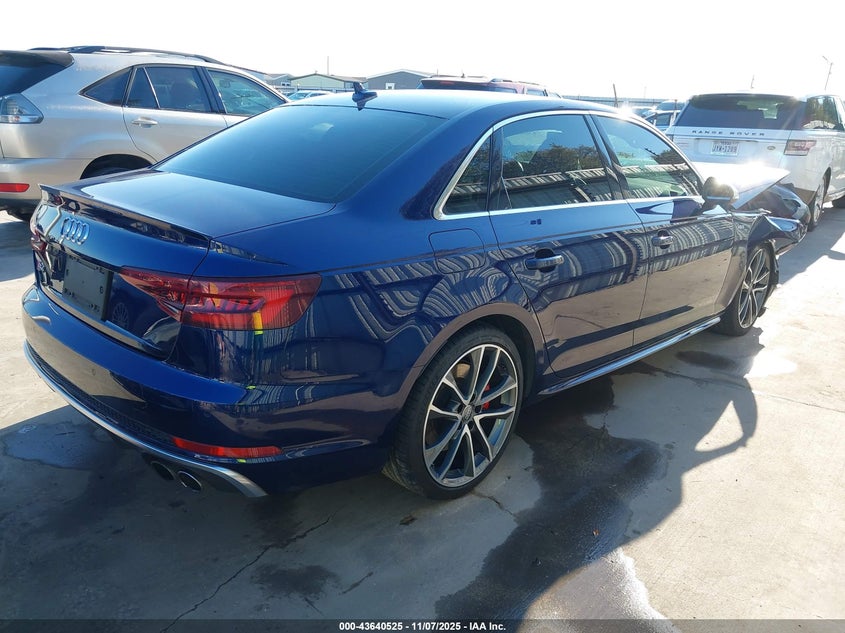 2018 Audi S4 3.0T Premium Plus VIN: WAUB4AF43JA096793 Lot: 43640525