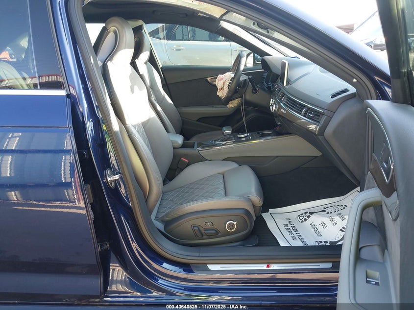 2018 Audi S4 3.0T Premium Plus VIN: WAUB4AF43JA096793 Lot: 43640525
