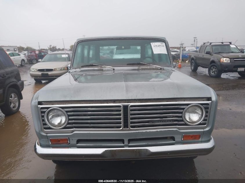 1972 International Travelall VIN: B17007H246195 Lot: 43640530
