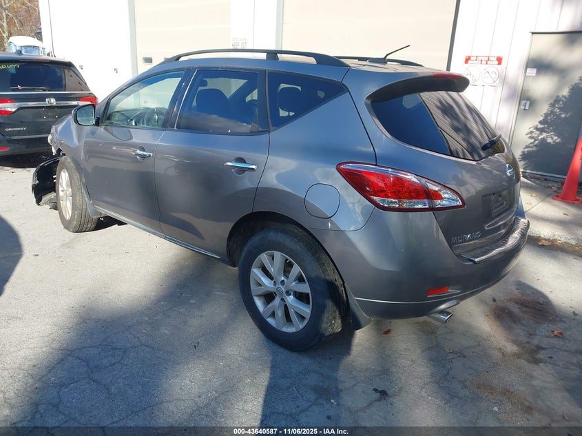 2011 Nissan Murano Sv VIN: JN8AZ1MW1BW181774 Lot: 43640587