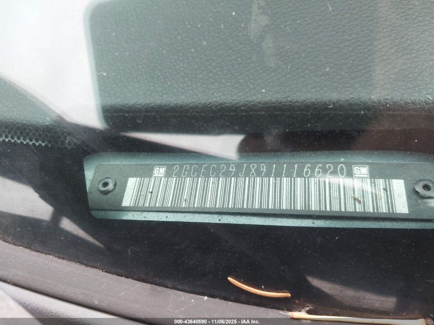 2009 Chevrolet Silverado 1500 Lt VIN: 2GCEC29J891116620 Lot: 43640590