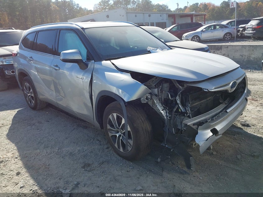 2021 TOYOTA HIGHLANDER HYBRID XLE - 5TDHARAH8MS508888