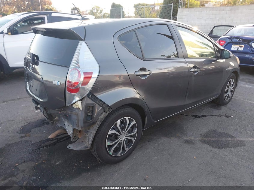 2013 Toyota Prius C Three VIN: JTDKDTB33D1048792 Lot: 43640641