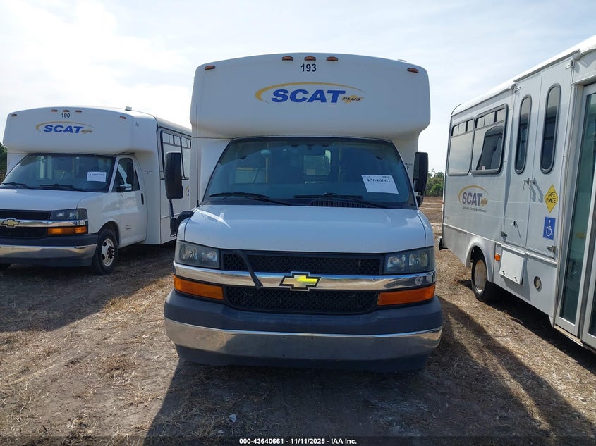 2019 Chevrolet Express Cutaway 4500 Van VIN: 1HA6GUBG7KN007228 Lot: 43640661