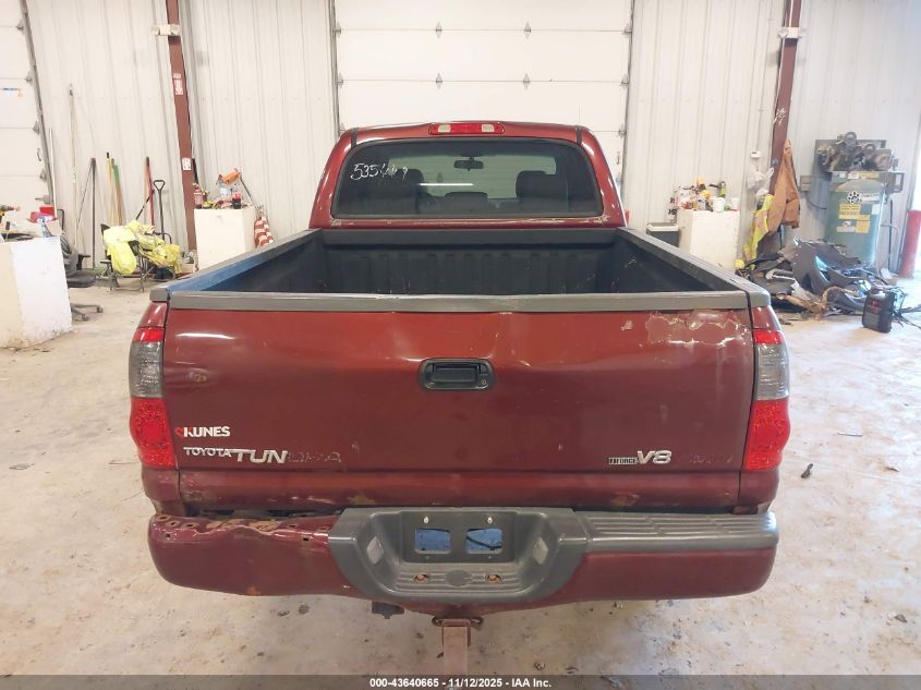 2006 Toyota Tundra Limited V8 VIN: 5TBDT48176S535449 Lot: 43640665