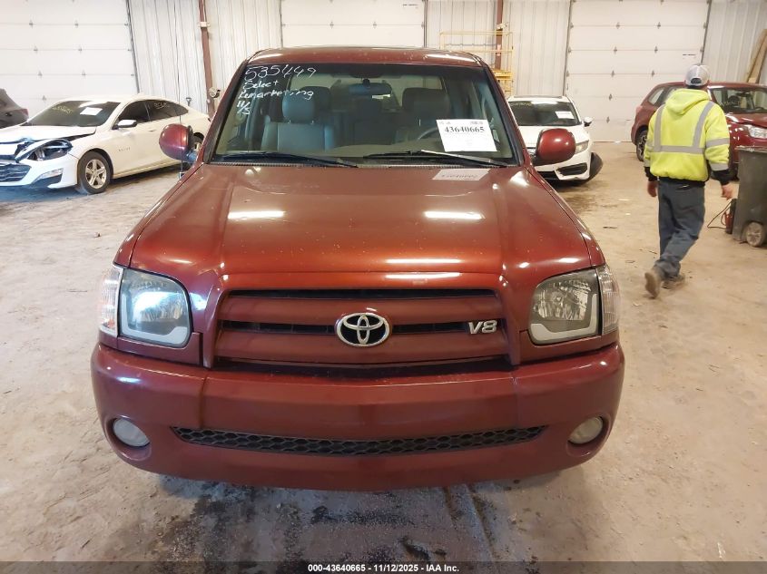 2006 Toyota Tundra Limited V8 VIN: 5TBDT48176S535449 Lot: 43640665