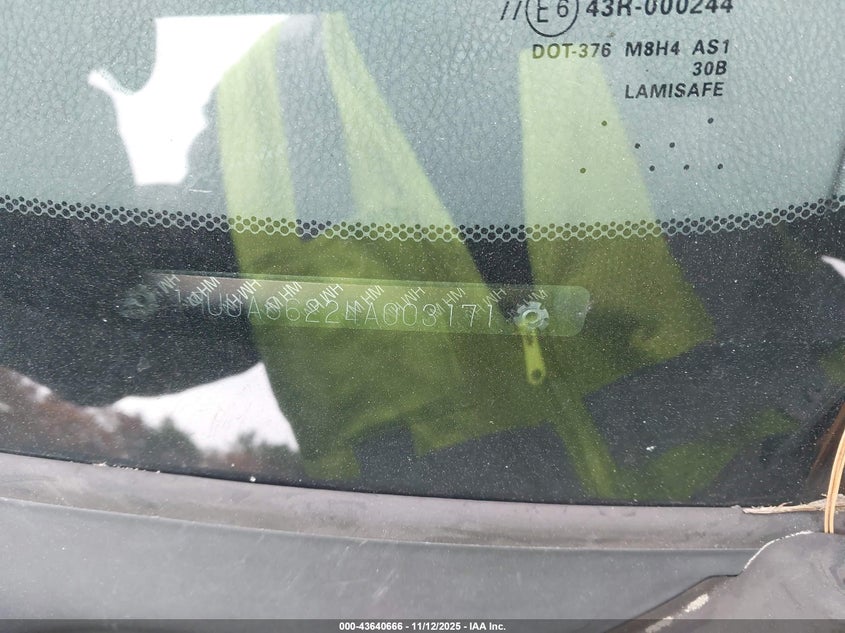 2004 Acura Tl VIN: 19UUA66224A003171 Lot: 43640666