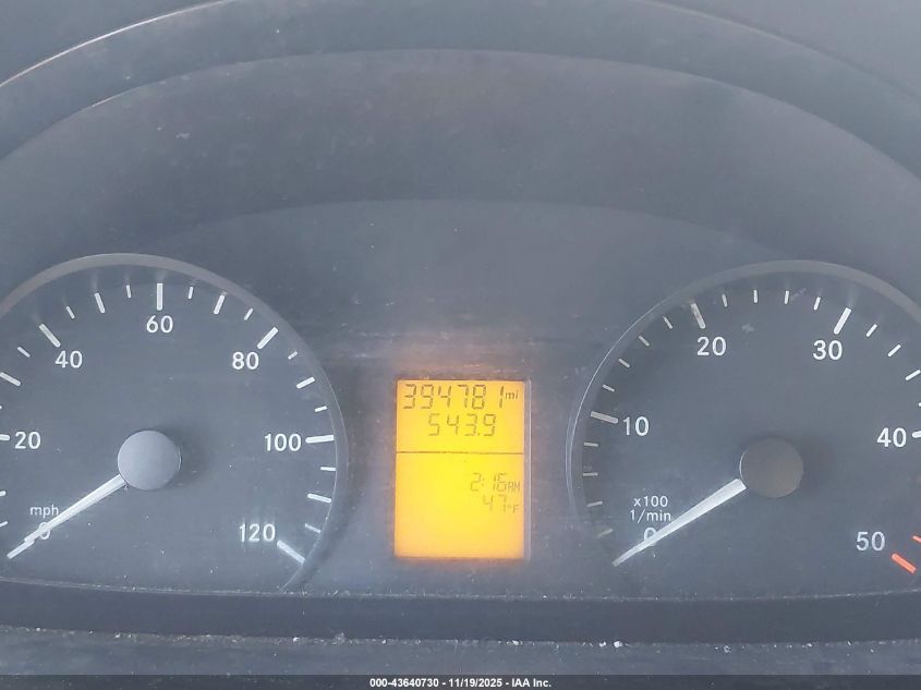 2011 Mercedes-Benz Sprinter 2500 High Roof VIN: WD3PE8CB8B5610823 Lot: 43640730