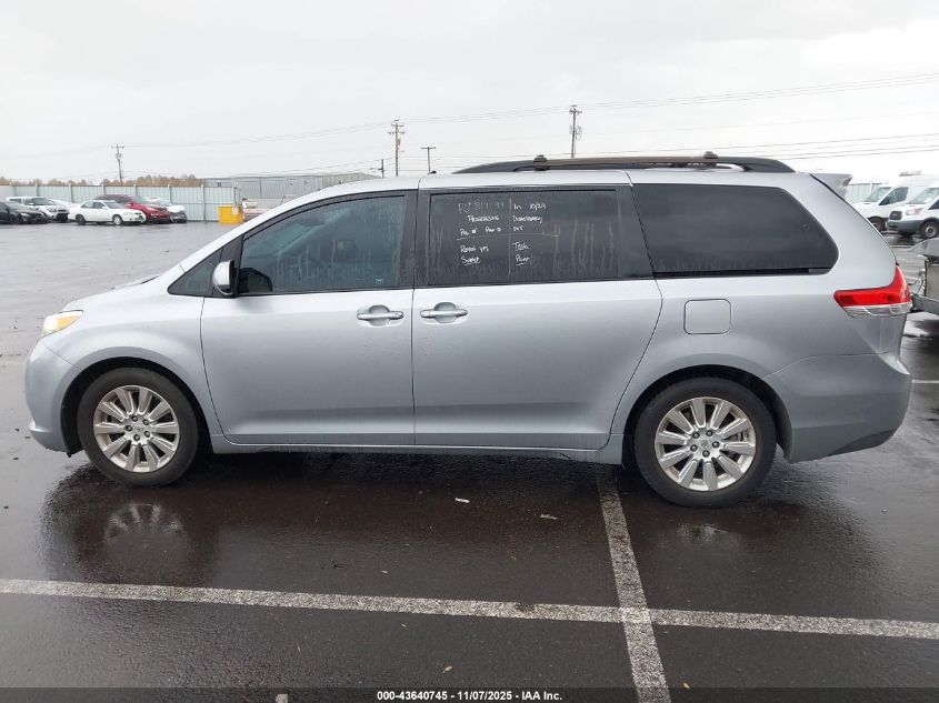 2011 Toyota Sienna Limited V6 VIN: 5TDYK3DC1BS021300 Lot: 43640745