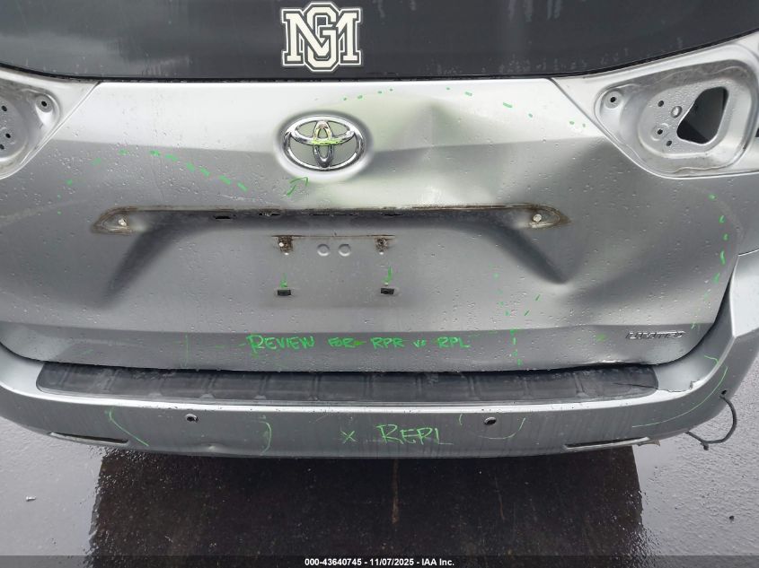 2011 Toyota Sienna Limited V6 VIN: 5TDYK3DC1BS021300 Lot: 43640745