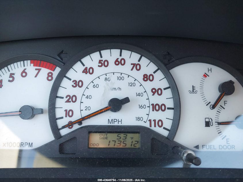 2003 Toyota Corolla S VIN: 2T1BR32E73C062708 Lot: 43640794