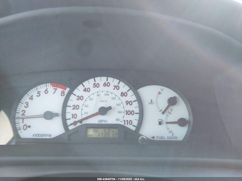 2003 Toyota Corolla S VIN: 2T1BR32E73C062708 Lot: 43640794