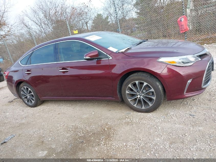 2016 Toyota Avalon Xle VIN: 4T1BK1EBXGU206427 Lot: 43640824