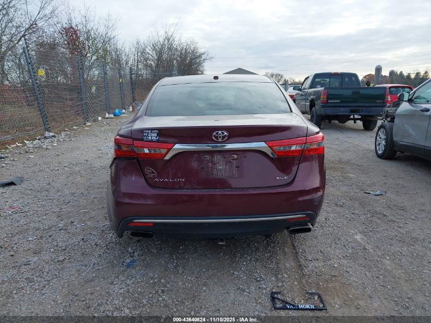 2016 Toyota Avalon Xle VIN: 4T1BK1EBXGU206427 Lot: 43640824