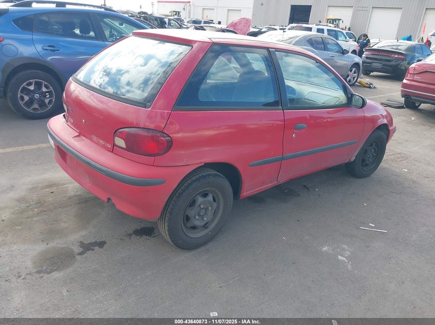 2C1MR2294V6718502 1997 GEO METRO photo no. 4