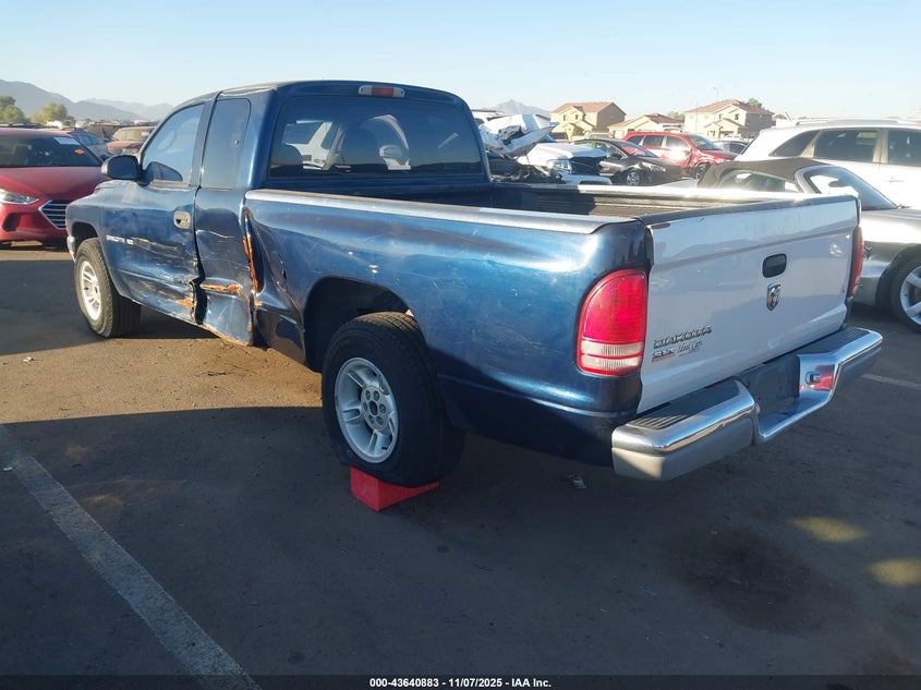 1B7GL22N31S195804 2001 DODGE DAKOTA photo no. 3