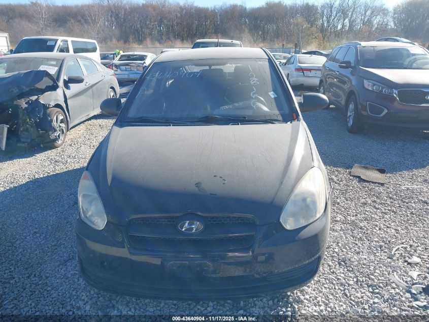 2009 Hyundai Accent Gs VIN: KMHCM36C69U128166 Lot: 43640904