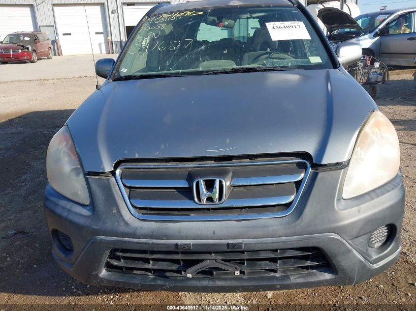 2005 Honda Cr-V Ex VIN: JHLRD77815C047627 Lot: 43640917