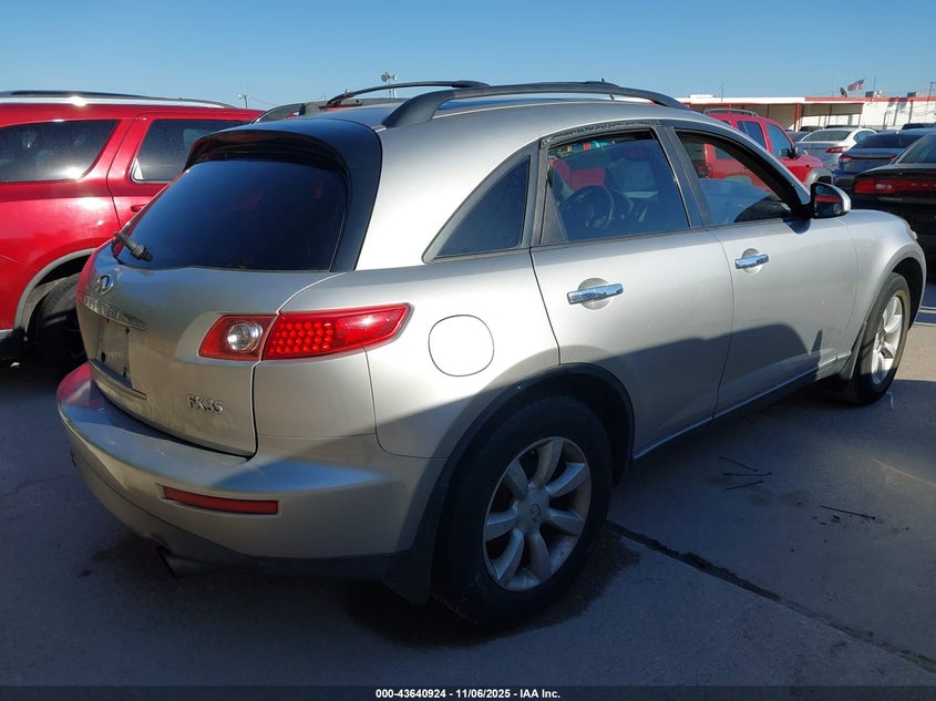 JNRAS08U24X105853 2004 INFINITI FX photo no. 4