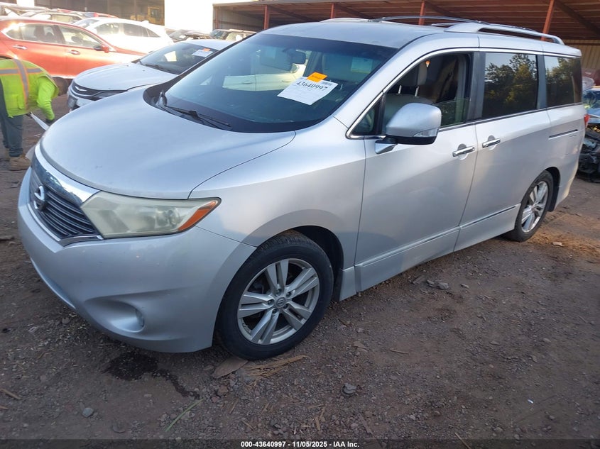 2013 Nissan Quest Sl VIN: JN8AE2KP6D9060527 Lot: 43640997