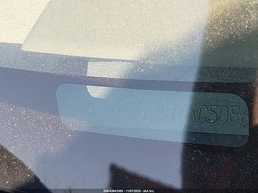 2004 Ford F-150 Xlt VIN: 1FTRW12W74KC50861 Lot: 43641009