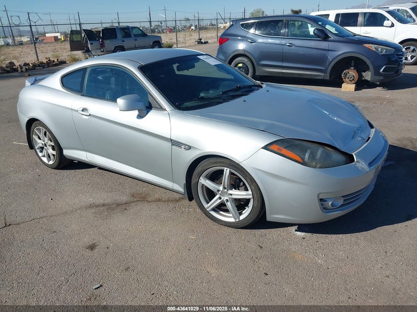 KMHHN66F37U249409 2007 Hyundai Tiburon Gt/Gt Limited/Se auction photo 1