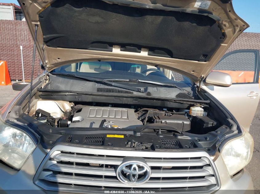 2008 Toyota Highlander VIN: JTEDS41A282016822 Lot: 43641038