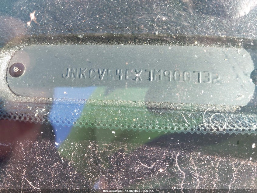 2007 Infiniti G35 VIN: JNKCV54EX7M900732 Lot: 43641039