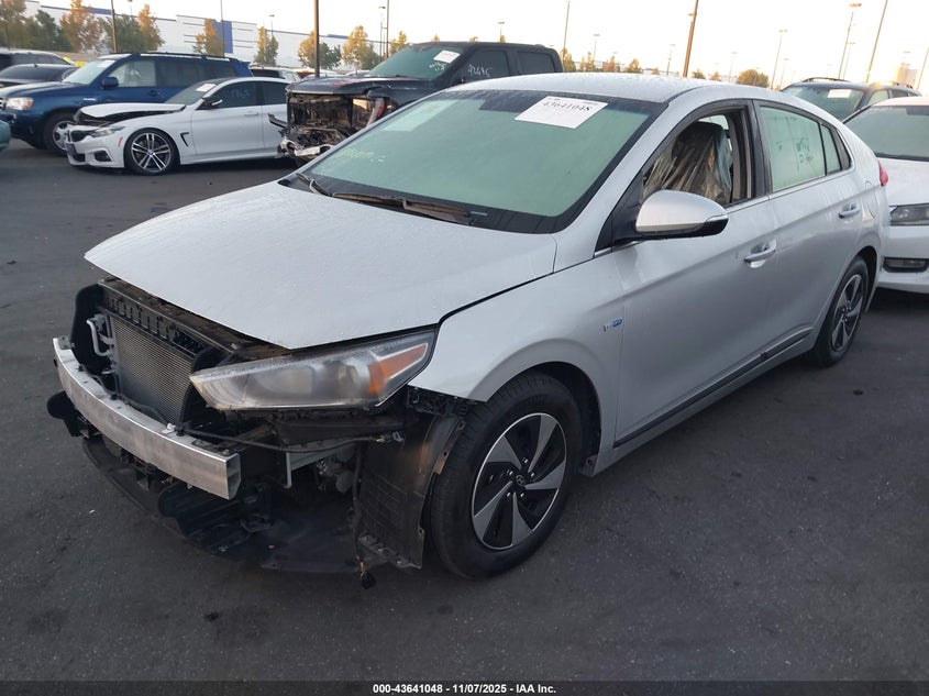 KMHC75LC6JU066358 2018 HYUNDAI IONIQ photo no. 2