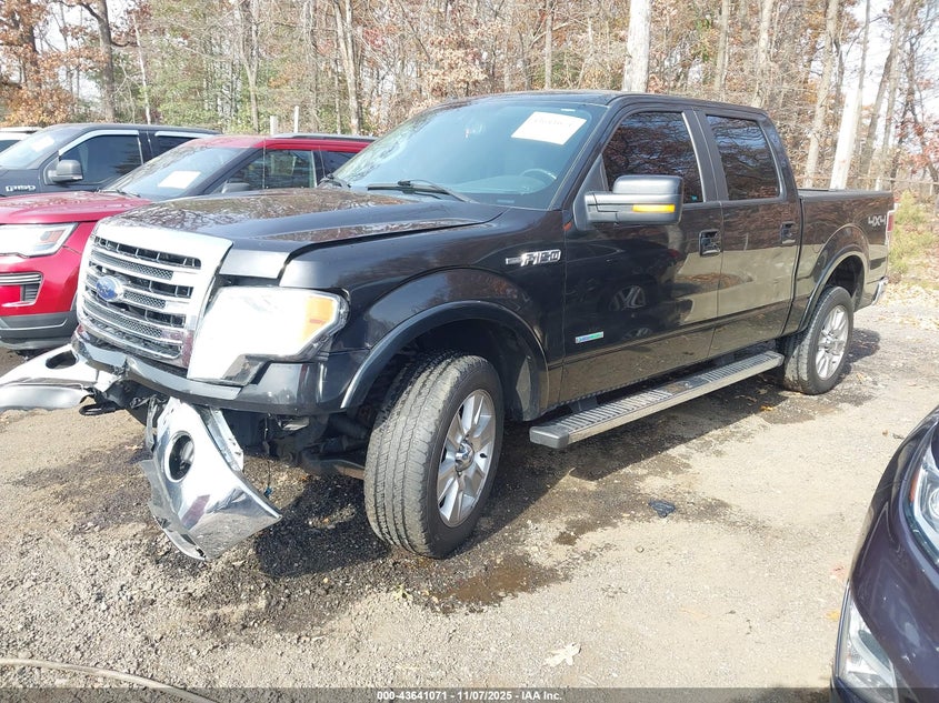 2013 FORD F-150 LARIAT 1FTFW1ET8DKG08957