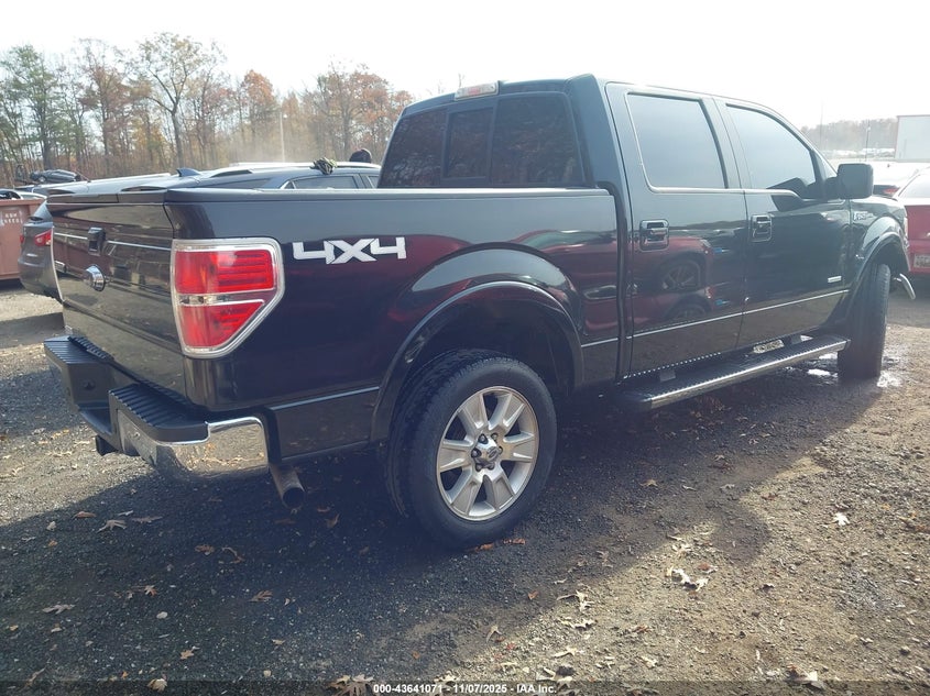 2013 FORD F-150 LARIAT 1FTFW1ET8DKG08957