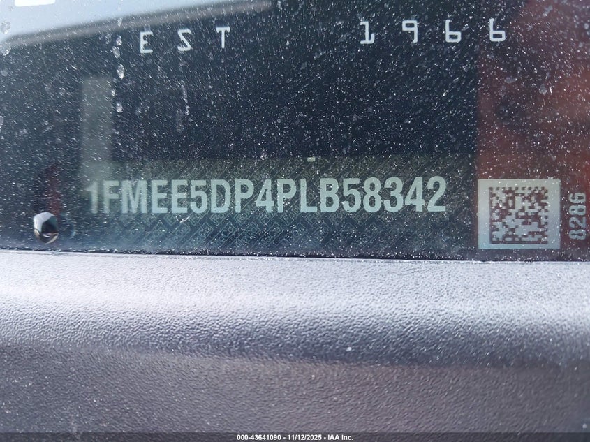 2023 FORD BRONCO WILDTRAK 1FMEE5DP4PLB58342